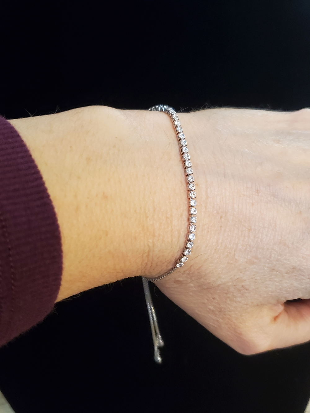 Louise Carter Melly Adjustable Tennis Bracelet - Picture 3 of 7